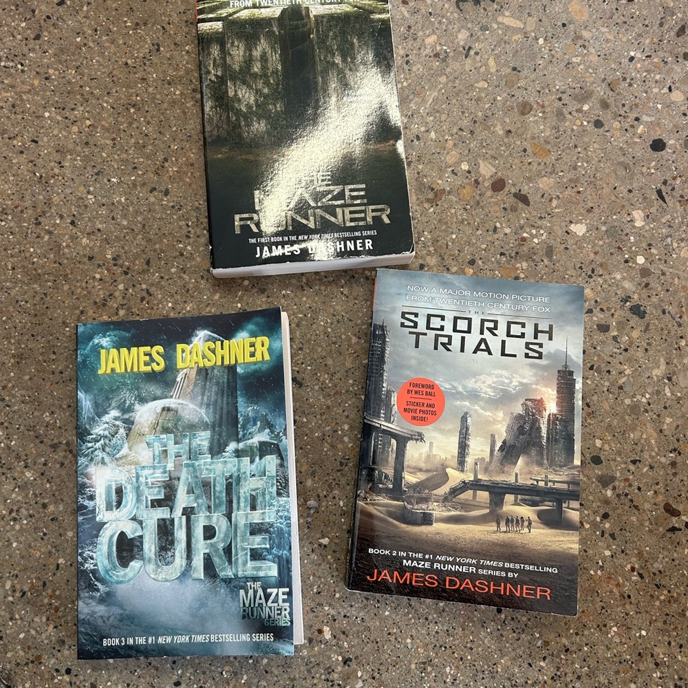 Maze Runner Book Trilogy by James Dashner
